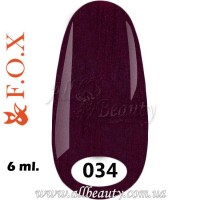 F.O.X (Фокс) - гель лак 6мл №034
