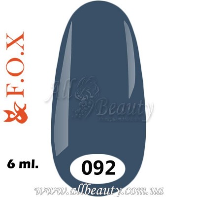 F.O.X (Фокс) - гель лак 6мл №092 (сторінка 11) F.O.X (Фокс) - гель лак 6мл №092 (сторінка 11)