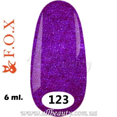 F.O.X (Фокс) - гель лак 6мл №123 (сторінка 34) F.O.X (Фокс) - гель лак 6мл №123 (сторінка 34)