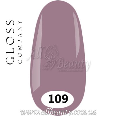 GLOSS Gel Polish - Гель лак 15мл №109 GLOSS Gel Polish - Гель лак 15мл №109