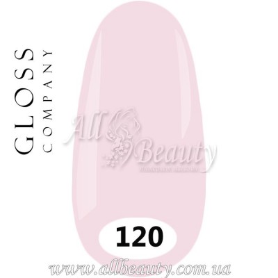 GLOSS Gel Polish - Гель лак 15мл №120 GLOSS Gel Polish - Гель лак 15мл №120