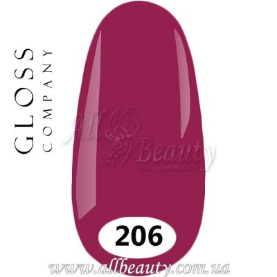GLOSS Gel Polish - Гель лак 15мл №206 (сторінка 8) GLOSS Gel Polish - Гель лак 15мл №206 (сторінка 8)