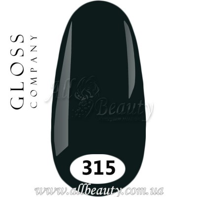 GLOSS Gel Polish - Гель лак 15мл №315 GLOSS Gel Polish - Гель лак 15мл №315
