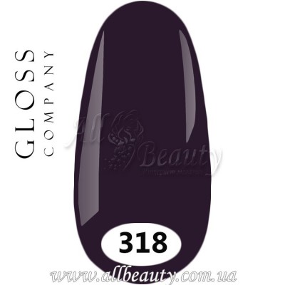 GLOSS Gel Polish - Гель лак 15мл №318 GLOSS Gel Polish - Гель лак 15мл №318