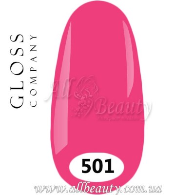 GLOSS Gel Polish - Гель лак 15мл №501 GLOSS Gel Polish - Гель лак 15мл №501