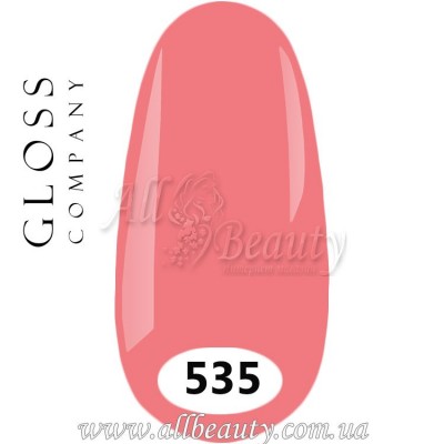GLOSS Gel Polish - Гель лак 15мл №535 GLOSS Gel Polish - Гель лак 15мл №535