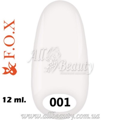 F.O.X (Фокс) - гель лак 12мл №001 (сторінка 12) F.O.X (Фокс) - гель лак 12мл №001 (сторінка 12)