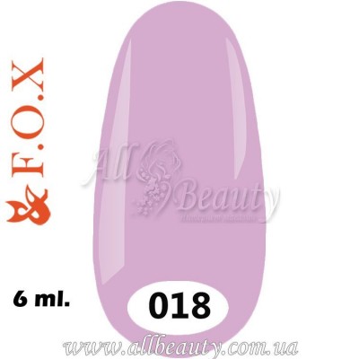 F.O.X (Фокс) - гель лак 6мл №018 (сторінка 10) F.O.X (Фокс) - гель лак 6мл №018 (сторінка 10)