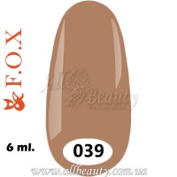 F.O.X (Фокс) - гель лак 6мл №039