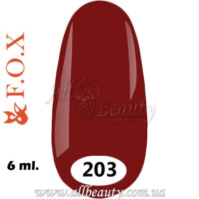 F.O.X (Фокс) - гель лак 6мл №203 (сторінка 8) F.O.X (Фокс) - гель лак 6мл №203 (сторінка 8)