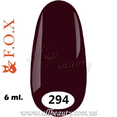 F.O.X (Фокс) - гель лак 6мл №294 (сторінка 32) F.O.X (Фокс) - гель лак 6мл №294 (сторінка 32)