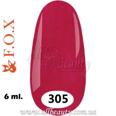 F.O.X (Фокс) - гель лак 6мл №305 (сторінка 39) F.O.X (Фокс) - гель лак 6мл №305 (сторінка 39)