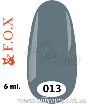 F.O.X (Фокс) - гель лак 6мл №013 F.O.X (Фокс) - гель лак 6мл №013