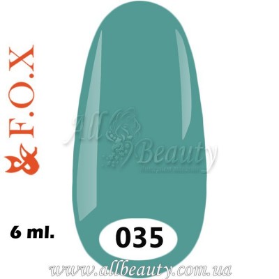F.O.X (Фокс) - гель лак 6мл №035 F.O.X (Фокс) - гель лак 6мл №035