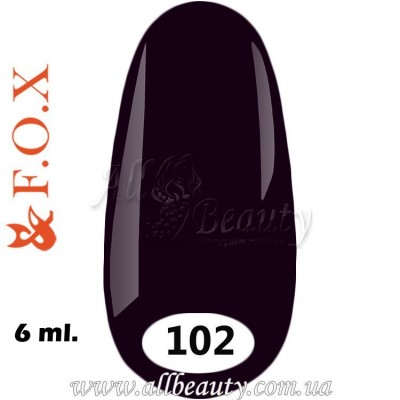 F.O.X (Фокс) - гель лак 6мл №102 (сторінка 12) F.O.X (Фокс) - гель лак 6мл №102 (сторінка 12)
