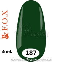 F.O.X (Фокс) - гель лак 6мл №187
