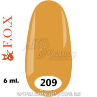 F.O.X (Фокс) - гель лак 6мл №209