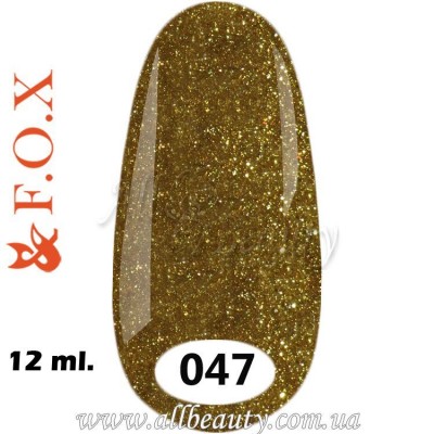 F.O.X (Фокс) - гель лак 12мл №047 F.O.X (Фокс) - гель лак 12мл №047
