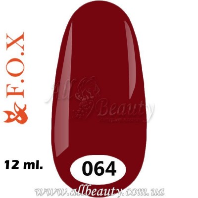F.O.X (Фокс) - гель лак 12мл №064 (сторінка 13) F.O.X (Фокс) - гель лак 12мл №064 (сторінка 13)