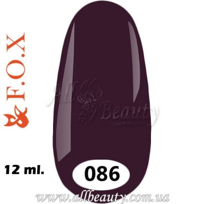 F.O.X (Фокс) - гель лак 12мл №086 (сторінка 10) F.O.X (Фокс) - гель лак 12мл №086 (сторінка 10)