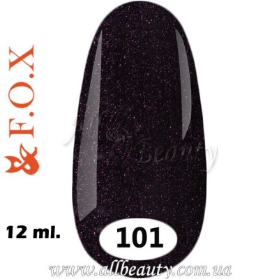 F.O.X (Фокс) - гель лак 12мл №101 (сторінка 12) F.O.X (Фокс) - гель лак 12мл №101 (сторінка 12)