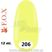 F.O.X (Фокс) - гель лак 12мл №206