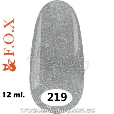 F.O.X (Фокс) - гель лак 12мл №219 (сторінка 10) F.O.X (Фокс) - гель лак 12мл №219 (сторінка 10)