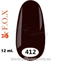 F.O.X (Фокс) - гель лак 12мл №412