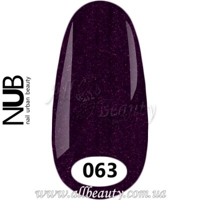 NUB - гель-лак 8мл №063 NUB - гель-лак 8мл №063