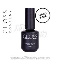 GLOSS Hard Base - Каучуковая основа для гель-лака 15мл
