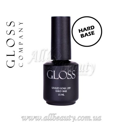 GLOSS Hard Base - Каучуковая основа для гель-лака 15мл GLOSS Hard Base - Каучуковая основа для гель-лака 15мл