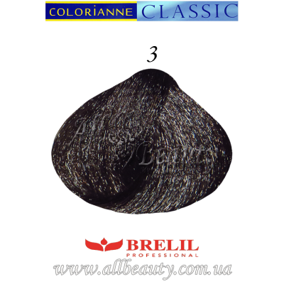 3 Brelil (Брелил) Colorianne classic крем-краска 100мл. 3 Brelil (Брелил) Colorianne classic крем-краска 100мл.