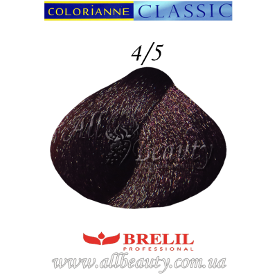 4.5 Brelil (Брелил) Colorianne classic крем-краска 100мл. 4.5 Brelil (Брелил) Colorianne classic крем-краска 100мл.