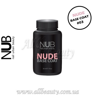 NUB Nude Rubber Base Coat - Камуфлирующая база #03, 30 мл. NUB Nude Rubber Base Coat - Камуфлирующая база #03, 30 мл.