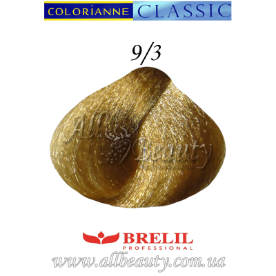 9.3 Brelil (Брелил) Colorianne classic крем-краска 100мл. 9.3 Brelil (Брелил) Colorianne classic крем-краска 100мл.