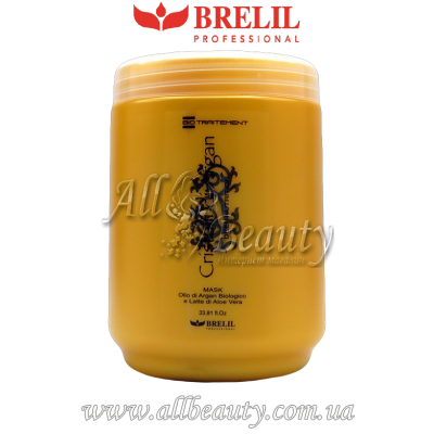 Brelil Cristalli di Argan - Маска для глубокого увлажнения с маслом аргании 1000мл Brelil Cristalli di Argan - Маска для глубокого увлажнения с маслом аргании 1000мл