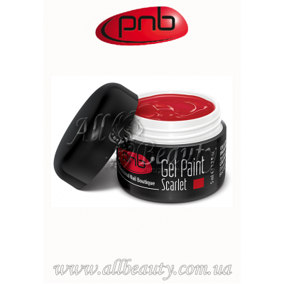 PNB UV/LED Gel Paint 04 Scarlet - Гель-краска Скарлет 5мл PNB UV/LED Gel Paint 04 Scarlet - Гель-краска Скарлет 5мл