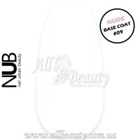 NUB Nude Rubber Base Coat - Камуфлирующая база #09, 30 мл.