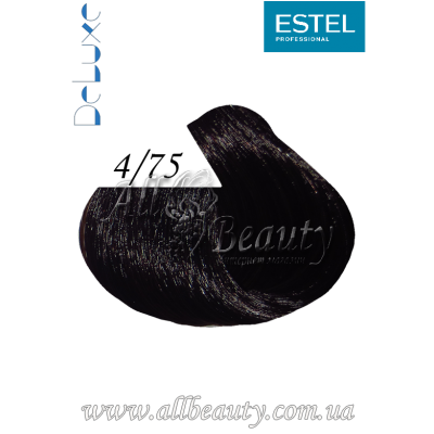 4/75 Estel Professional (Эстель) DeLuxe краска-уход 60мл. 4/75 Estel Professional (Эстель) DeLuxe краска-уход 60мл.