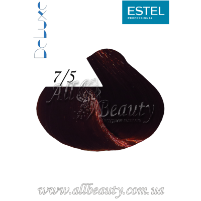 7/5 Estel Professional (Эстель) DeLuxe краска-уход 60мл. (сторінка 16) 7/5 Estel Professional (Эстель) DeLuxe краска-уход 60мл. (сторінка 16)