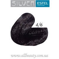 4/6 Estel Professional DeLuxe Silver крем-краска для седых волос 60мл.