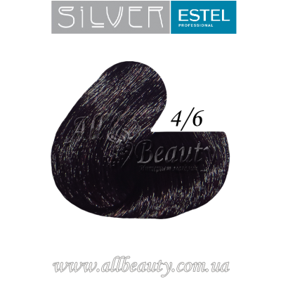 4/6 Estel Professional DeLuxe Silver крем-краска для седых волос 60мл. 4/6 Estel Professional DeLuxe Silver крем-краска для седых волос 60мл.