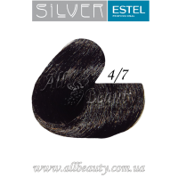 4/7 Estel Professional DeLuxe Silver крем-краска для седых волос 60мл.
