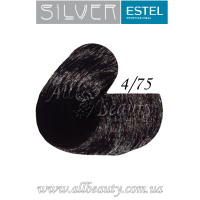 4/75 Estel Professional DeLuxe Silver крем-краска для седых волос 60мл.