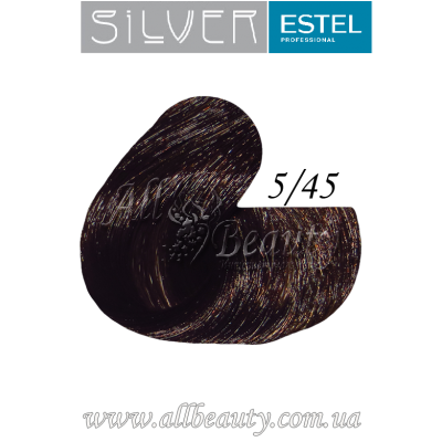 5/45 Estel Professional DeLuxe Silver крем-краска для седых волос 60мл. 5/45 Estel Professional DeLuxe Silver крем-краска для седых волос 60мл.