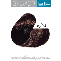 6/54 Estel Professional DeLuxe Silver крем-краска для седых волос 60мл.