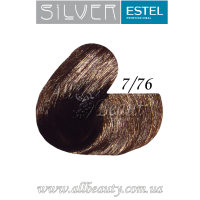 7/76 Estel Professional DeLuxe Silver крем-краска для седых волос 60мл.