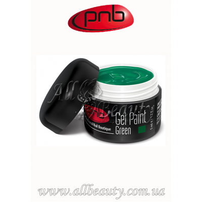 PNB UV/LED Gel Paint 09 Green - Гель-краска Зеленый 5мл PNB UV/LED Gel Paint 09 Green - Гель-краска Зеленый 5мл