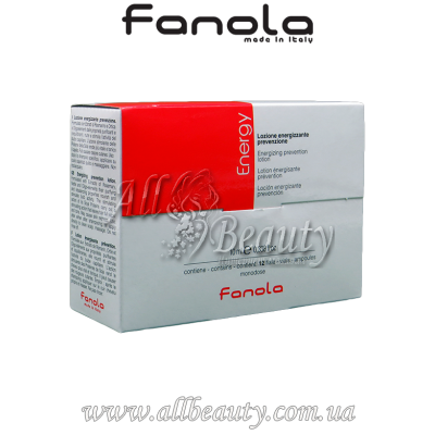 Fanola Energy - Интенсивный лосьон против выпадения волос 12х10мл Fanola Energy - Интенсивный лосьон против выпадения волос 12х10мл