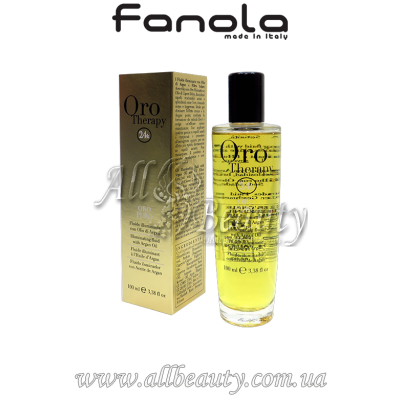 Fanola Oro therapy - Флюид для реконструкции повреждённых волос 100мл Fanola Oro therapy - Флюид для реконструкции повреждённых волос 100мл